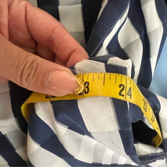 Bugatchi Uomo Navy and White Checkered Shirt - Picture 9 of 11